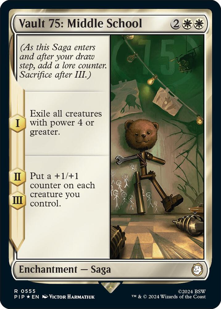 Vault 75: Middle School 555 (Universes Beyond: Fallout)  - Foil | Good Games Adelaide SA
