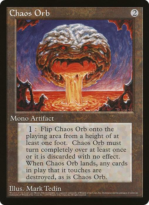 Chaos Orb InQuest Magazine  (Oversize Cards)  | Good Games Adelaide SA