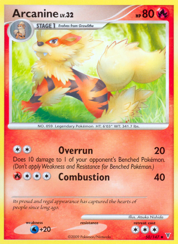 Arcanine (50/147) [Platinum: Supreme Victors] | Good Games Adelaide SA