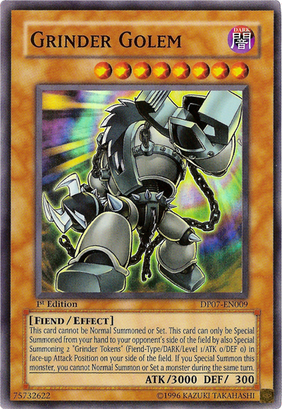 Grinder Golem [DP07-EN009] Super Rare | Good Games Adelaide SA