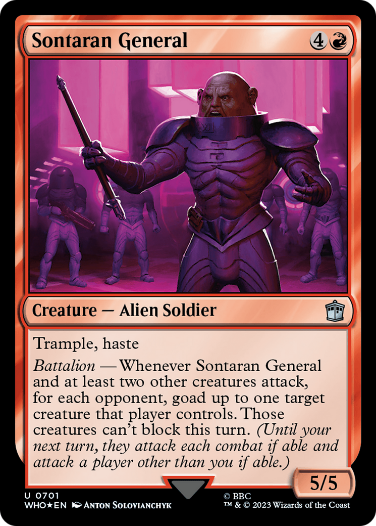 Sontaran General (Surge Foil) [Doctor Who] | Good Games Adelaide SA
