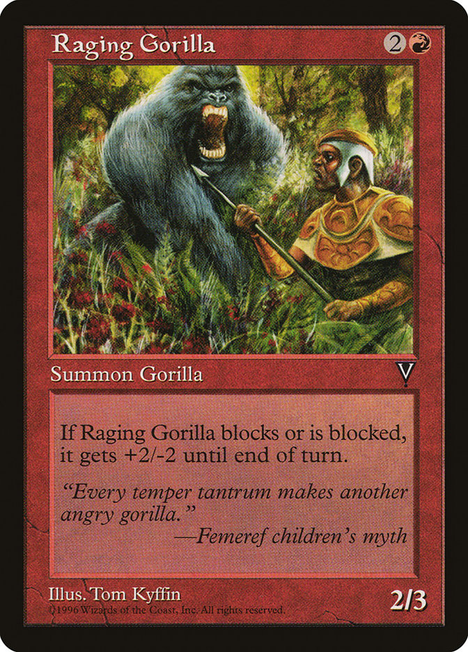 Raging Gorilla  (Visions)  | Good Games Adelaide SA
