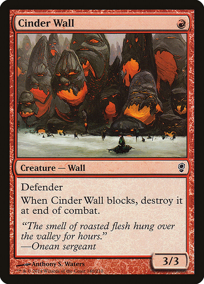 Cinder Wall 140/210 (Conspiracy)  | Good Games Adelaide SA