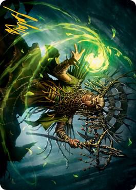 Katilda Dawnhart Prime Art Card Gold Stamped Signature 62 (Art Series: Innistrad: Midnight Hunt)  | Good Games Adelaide SA