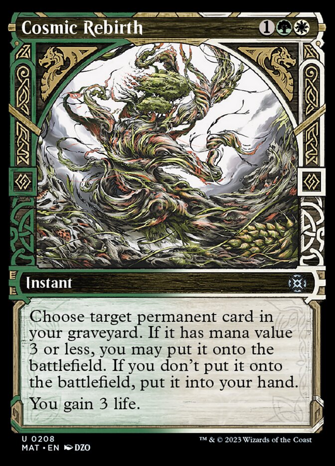 Cosmic Rebirth (Showcase Halo Foil) [March of the Machine: The Aftermath] | Good Games Adelaide SA