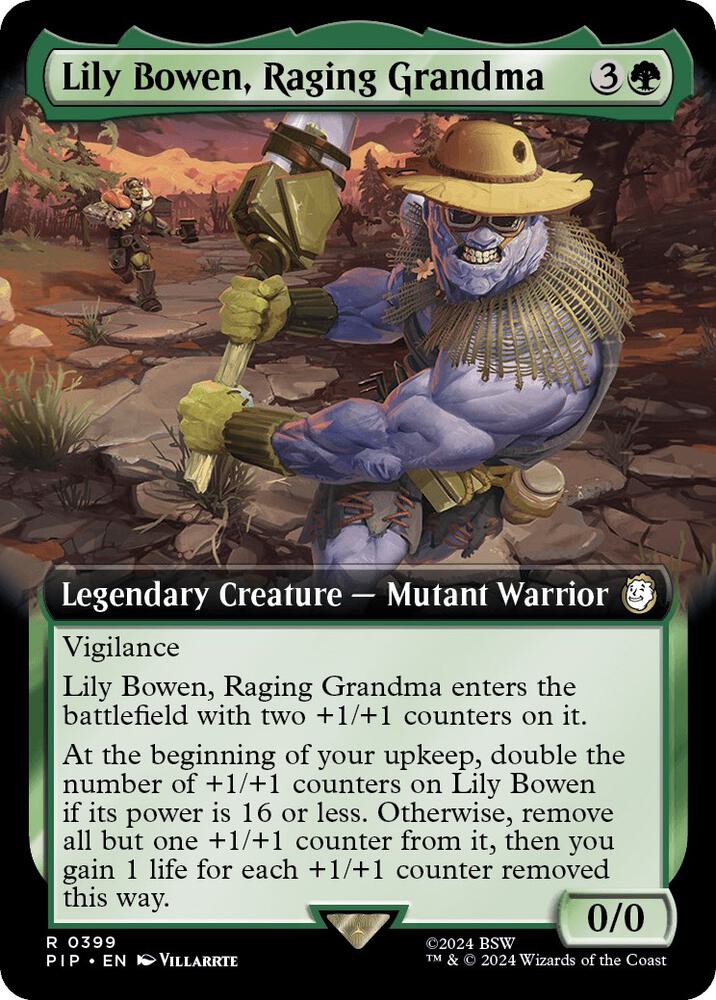 Lily Bowen, Raging Grandma 399 (Universes Beyond: Fallout)  - Foil | Good Games Adelaide SA