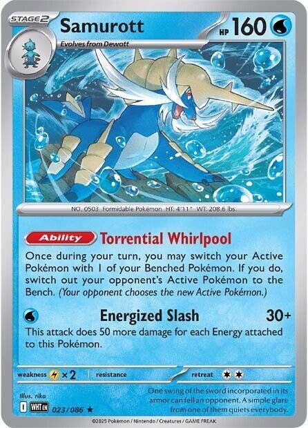 Samurott 023/086 (SV: White Flare)  - Holofoil | Good Games Adelaide SA