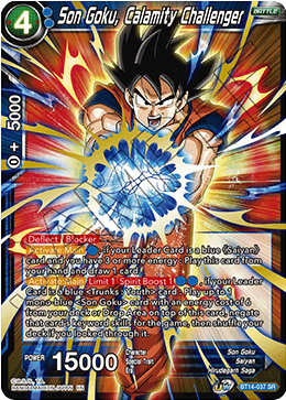 Son Goku, Calamity Challenger (BT14-037) [Cross Spirits] | Good Games Adelaide SA