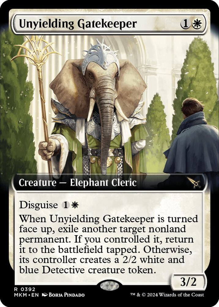 Unyielding Gatekeeper 392 (Murders at Karlov Manor)  - Foil | Good Games Adelaide SA
