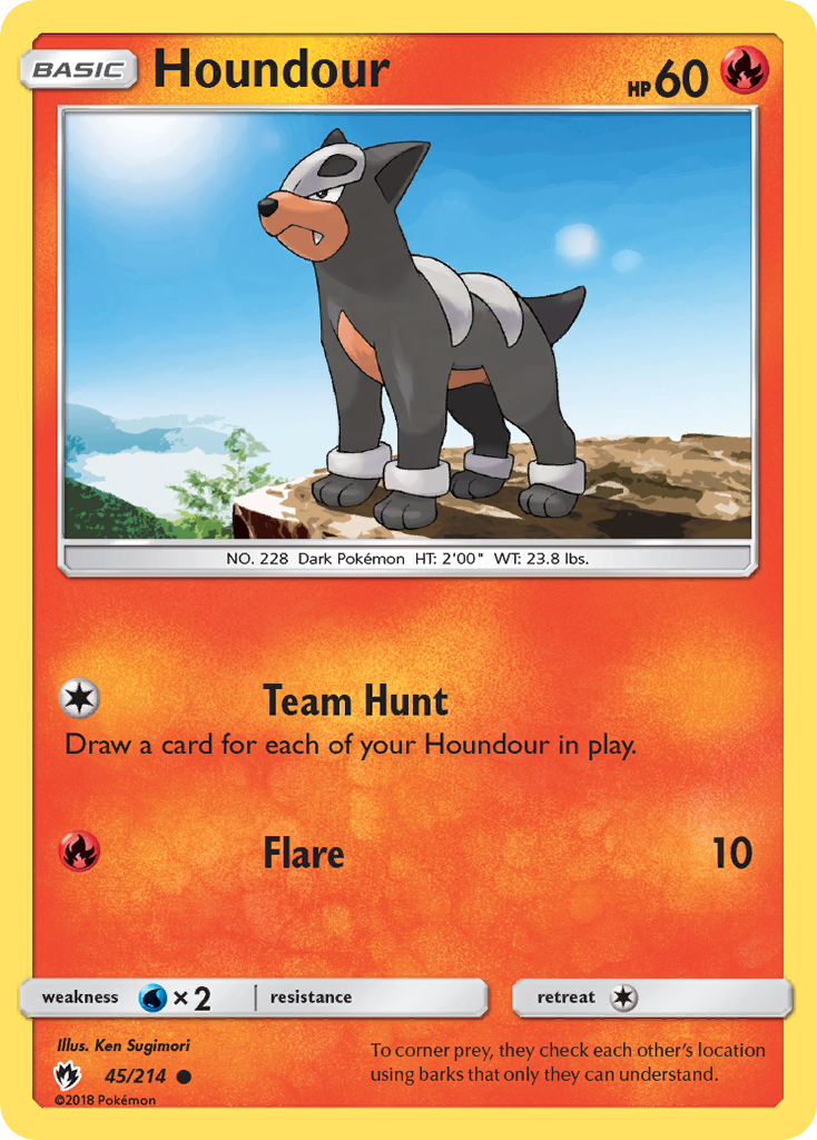 Houndour (45/214) [Sun & Moon: Lost Thunder] | Good Games Adelaide SA