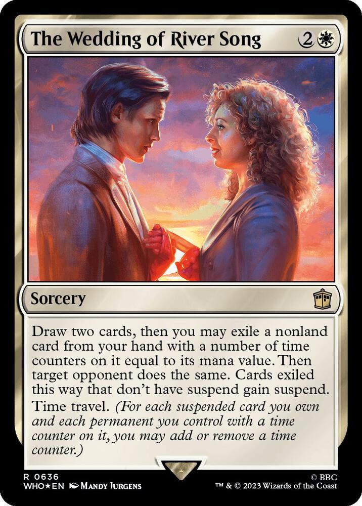 The Wedding of River Song 636 (Universes Beyond: Doctor Who)  - Foil | Good Games Adelaide SA