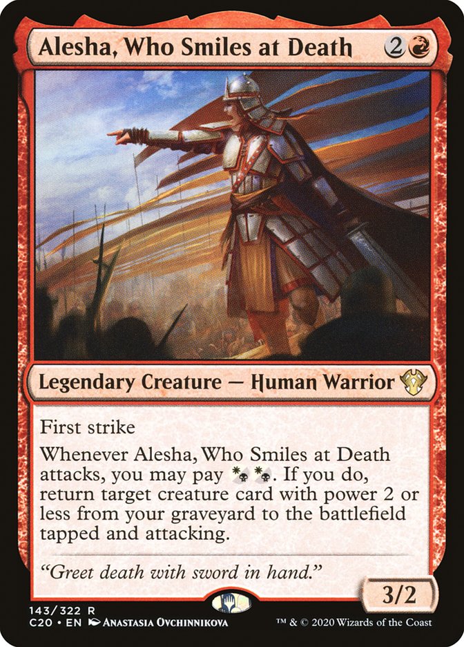 Alesha, Who Smiles at Death [Commander 2020] | Good Games Adelaide SA