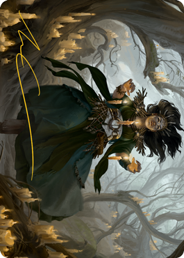 Candlegrove Witch 1 Art Card (Gold-Stamped Signature) [Innistrad: Midnight Hunt Art Series] | Good Games Adelaide SA
