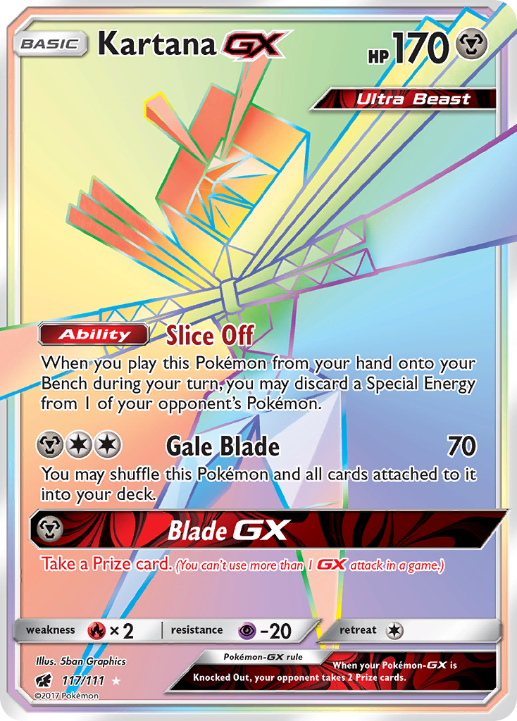 Kartana GX (117/111) [Sun & Moon: Crimson Invasion] | Good Games Adelaide SA