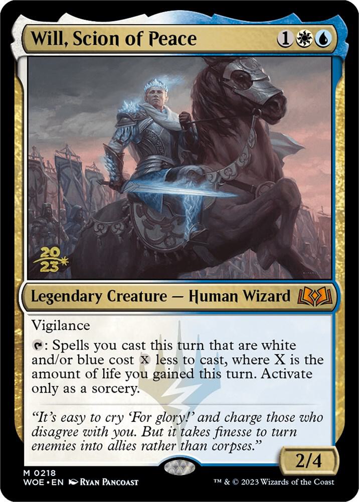Will Scion of Peace 218 (Prerelease Cards)  - Foil | Good Games Adelaide SA
