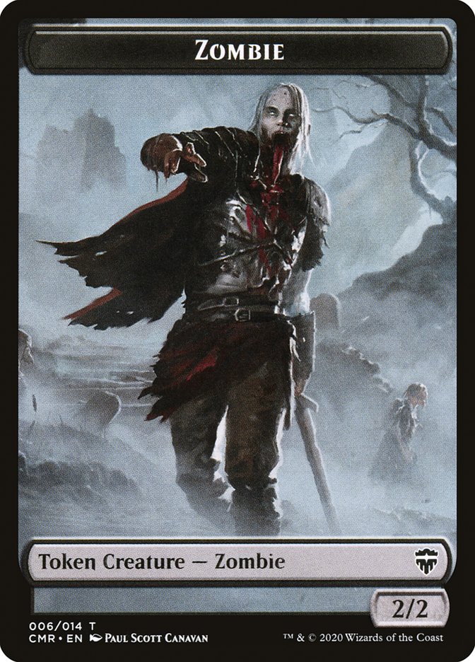 Soldier Token // Zombie Token [Commander Legends Tokens] | Good Games Adelaide SA
