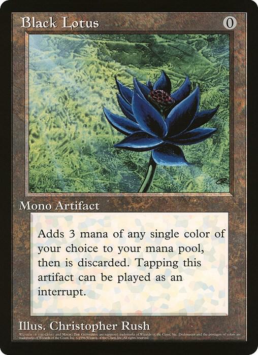 Black Lotus Scrye Magazine  (Oversize Cards)  | Good Games Adelaide SA