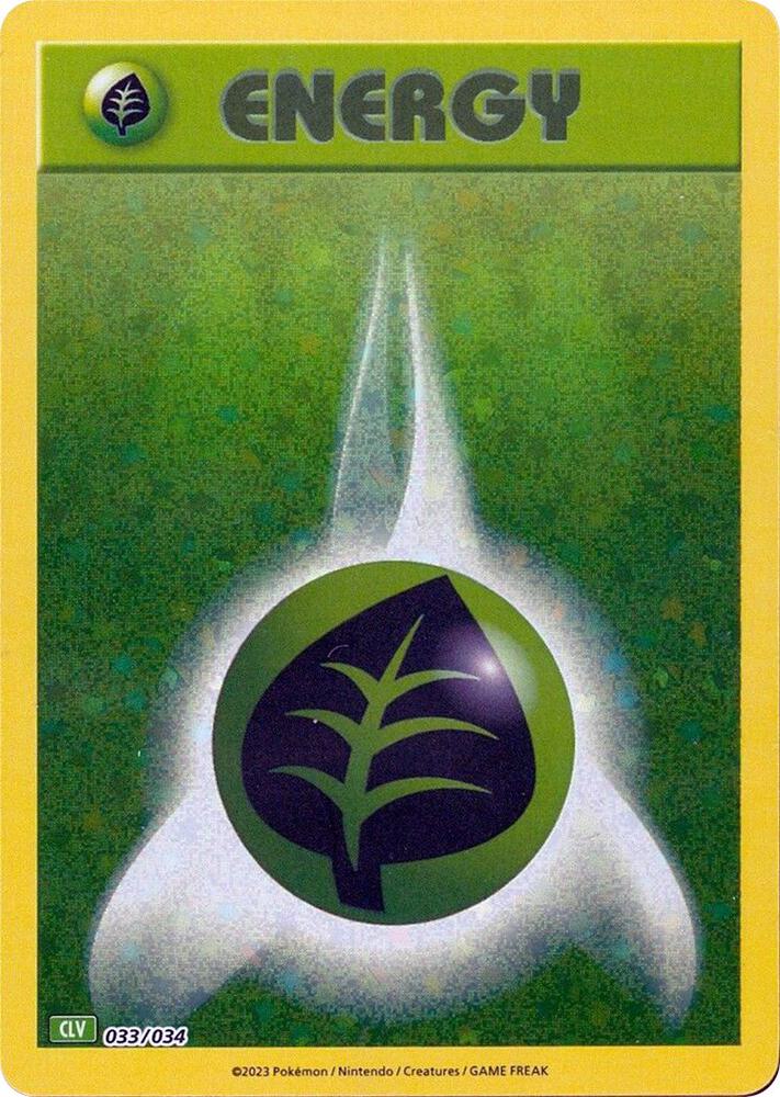 Basic Grass Energy 033/034 (Trading Card Game Classic)  - Holofoil | Good Games Adelaide SA