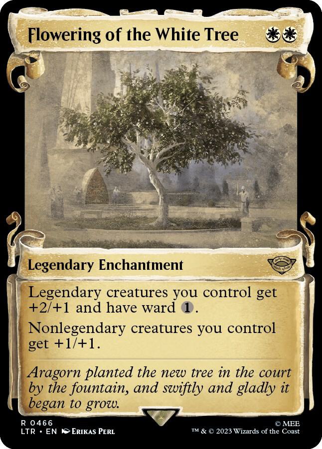 Flowering of the White Tree 466 (Universes Beyond: The Lord of the Rings: Tales of Middle-earth)  - Showcase Scroll | Good Games Adelaide SA