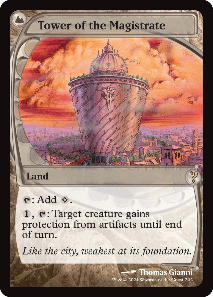 Tower of the Magistrate 242 (Mystery Booster 2)  - Foil | Good Games Adelaide SA