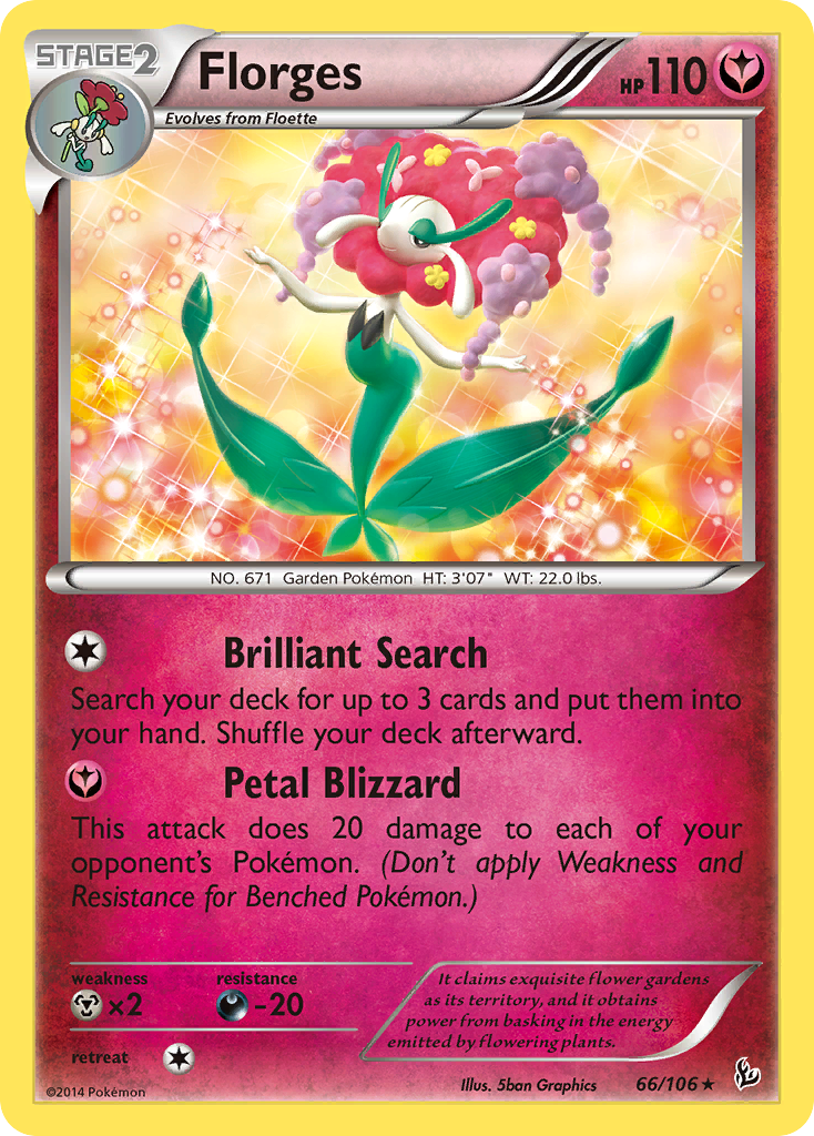Florges (66/106) [XY: Flashfire] | Good Games Adelaide SA