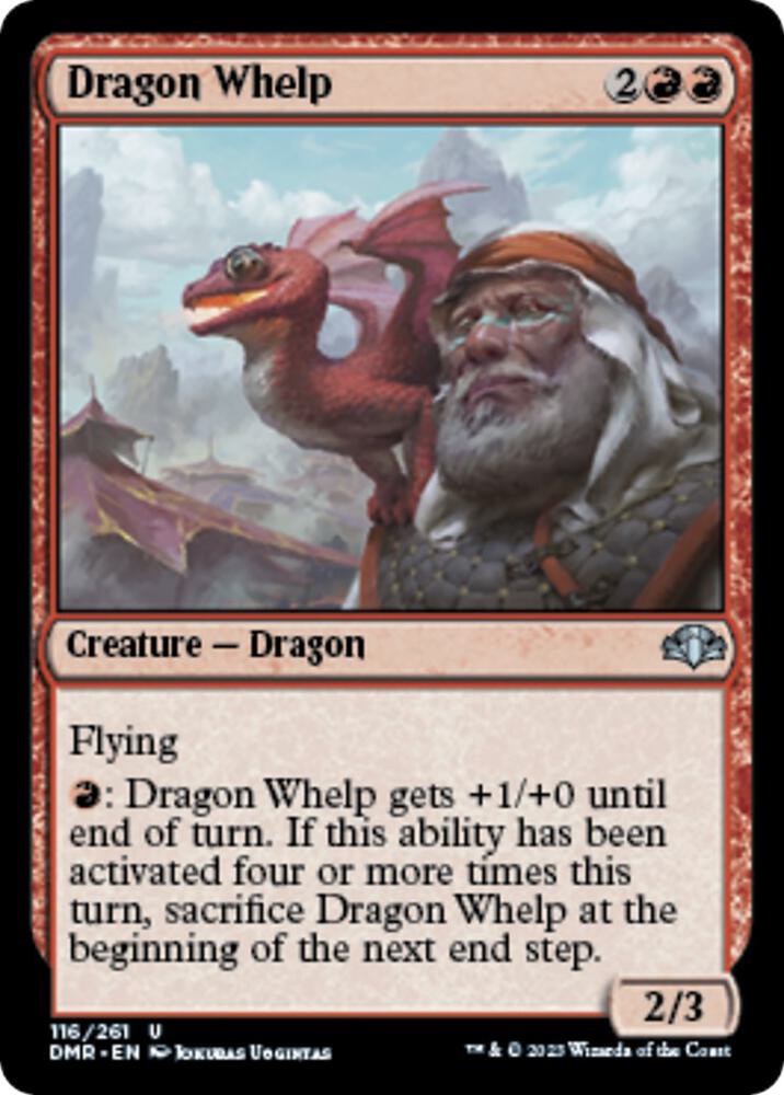 Dragon Whelp 116 (Dominaria Remastered)  - Foil | Good Games Adelaide SA