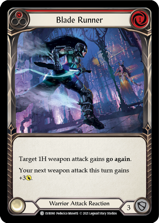 Blade Runner (Red) [EVR060] (Everfest)  1st Edition Rainbow Foil | Good Games Adelaide SA