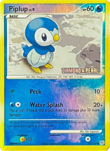 Piplup (93/130) (Diamond and Pearl) [Burger King Promos: 2008 Collection] | Good Games Adelaide SA