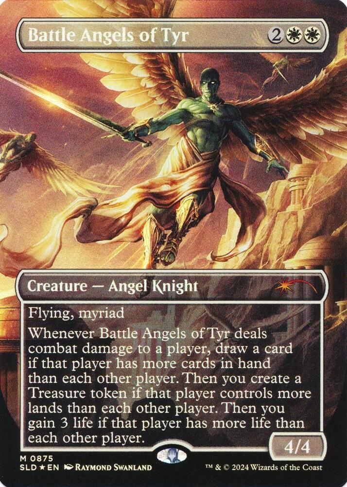 Battle Angels of Tyr Rainbow Foil 875 (Secret Lair Drop Series)  - Foil | Good Games Adelaide SA