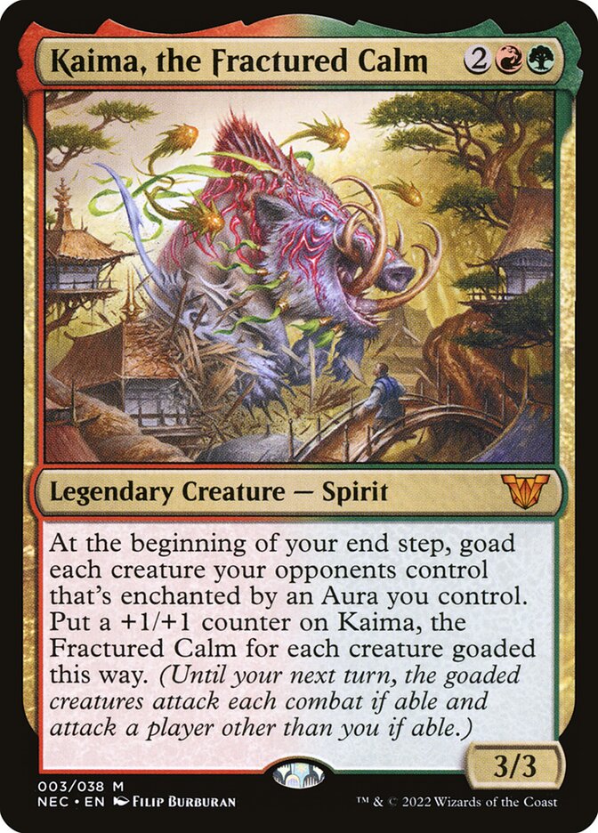 Kaima, the Fractured Calm 3 (Commander: Kamigawa: Neon Dynasty)  - Foil | Good Games Adelaide SA