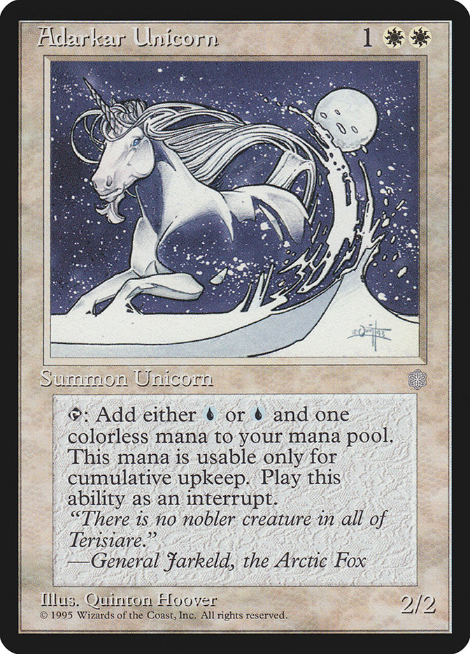 Adarkar Unicorn  (Ice Age)  | Good Games Adelaide SA
