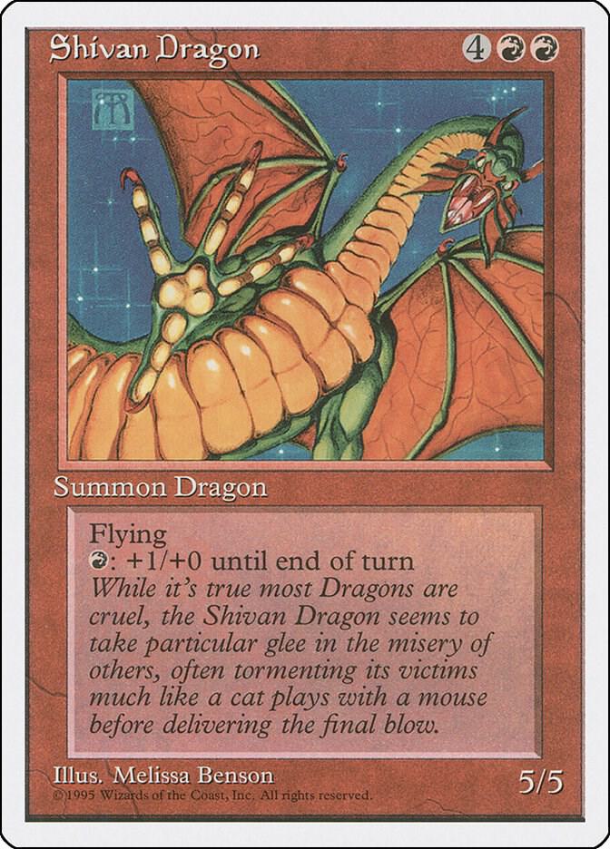 Shivan Dragon  (Fourth Edition)  | Good Games Adelaide SA