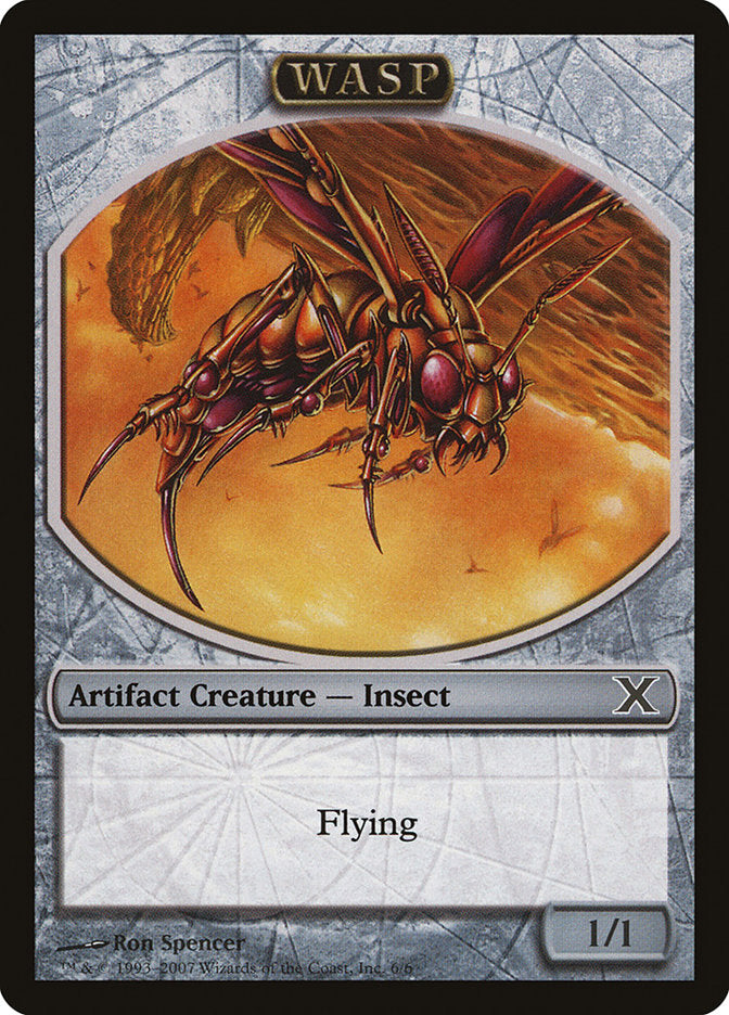 Wasp Token [Tenth Edition Tokens] | Good Games Adelaide SA