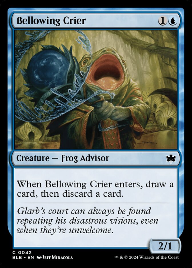Bellowing Crier 42 (Bloomburrow)  - Foil | Good Games Adelaide SA