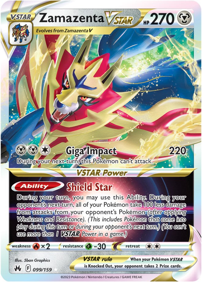 Zamazenta VSTAR (099/159) [Sword & Shield: Crown Zenith] | Good Games Adelaide SA