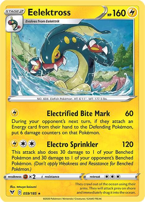 Eelektross 059/185 (SWSH04: Vivid Voltage)  | Good Games Adelaide SA