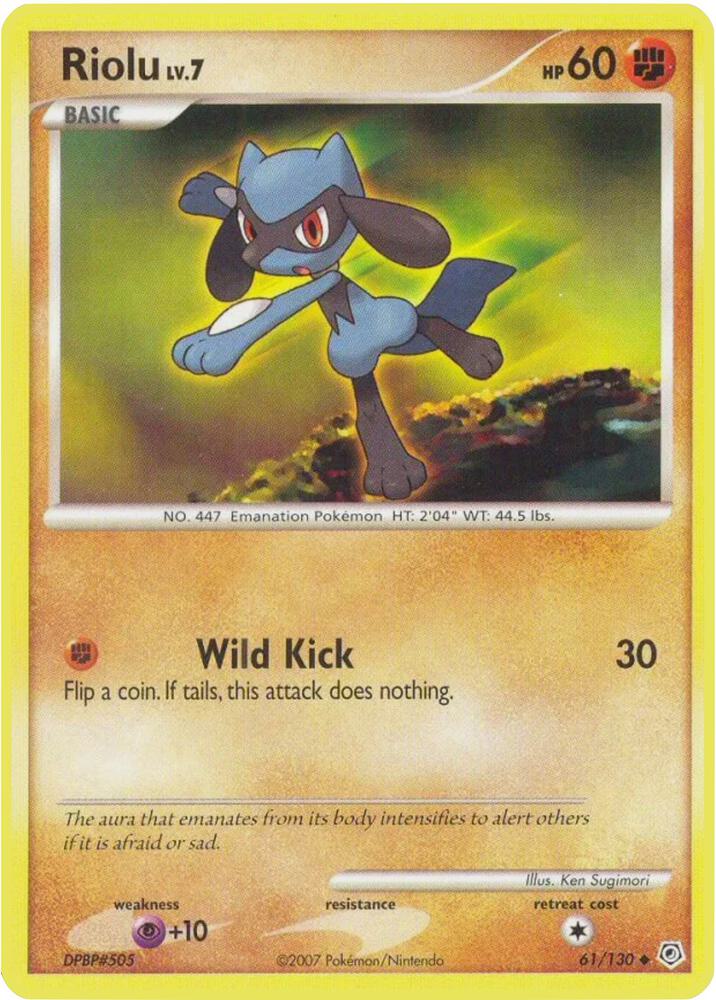 Riolu 61/130 (Diamond and Pearl)  | Good Games Adelaide SA