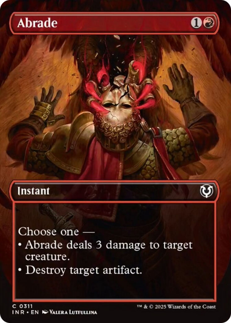 Abrade (Borderless) [Innistrad Remastered] | Good Games Adelaide SA
