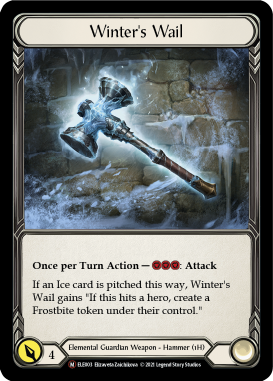 Winter's Wail [U-ELE003] Unlimited Rainbow Foil | Good Games Adelaide SA