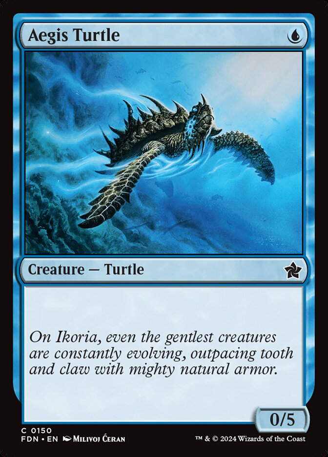Aegis Turtle 150 (Foundations)  - Foil | Good Games Adelaide SA