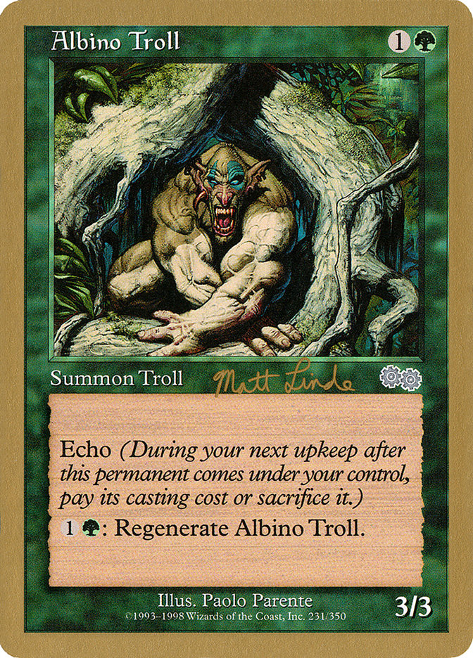 Albino Troll (Matt Linde) [World Championship Decks 1999] | Good Games Adelaide SA