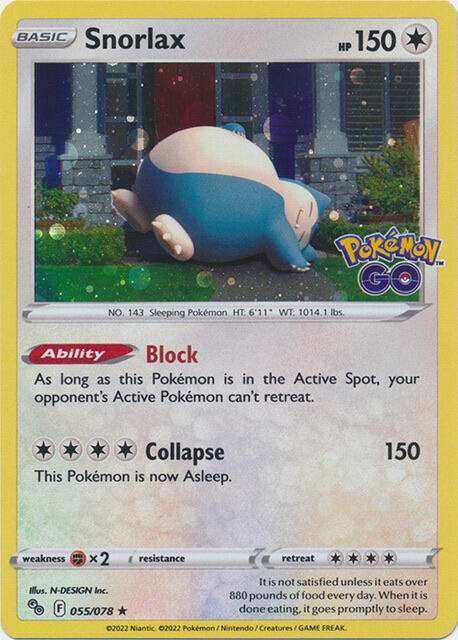 Snorlax 055/078 (Miscellaneous Cards & Products)  - Cosmo Holofoil | Good Games Adelaide SA