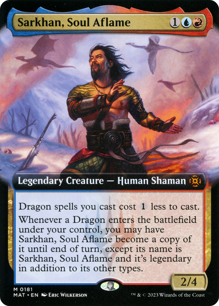 Sarkhan, Soul Aflame (Extended Art) [March of the Machine: The Aftermath] | Good Games Adelaide SA