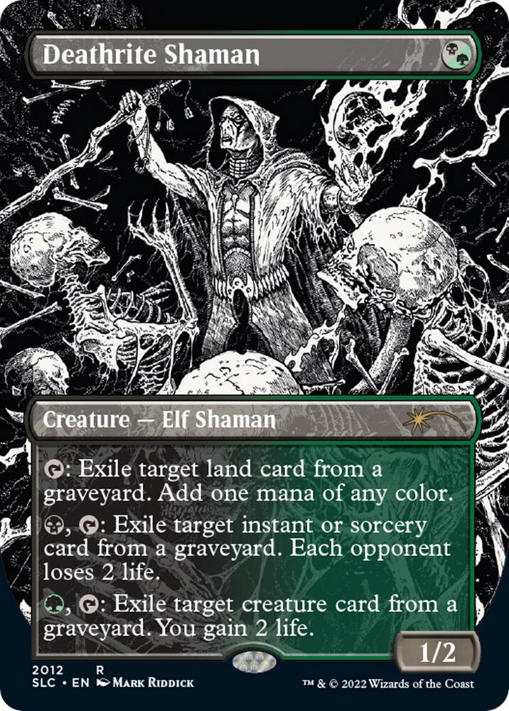 Deathrite Shaman 2012 (Secret Lair: 30th Anniversary Countdown Kit)  - Borderless | Good Games Adelaide SA