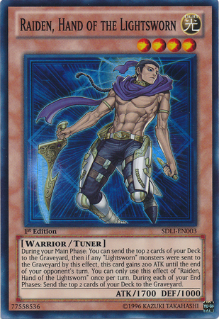 Raiden, Hand of the Lightsworn [SDLI-EN003] Super Rare | Good Games Adelaide SA
