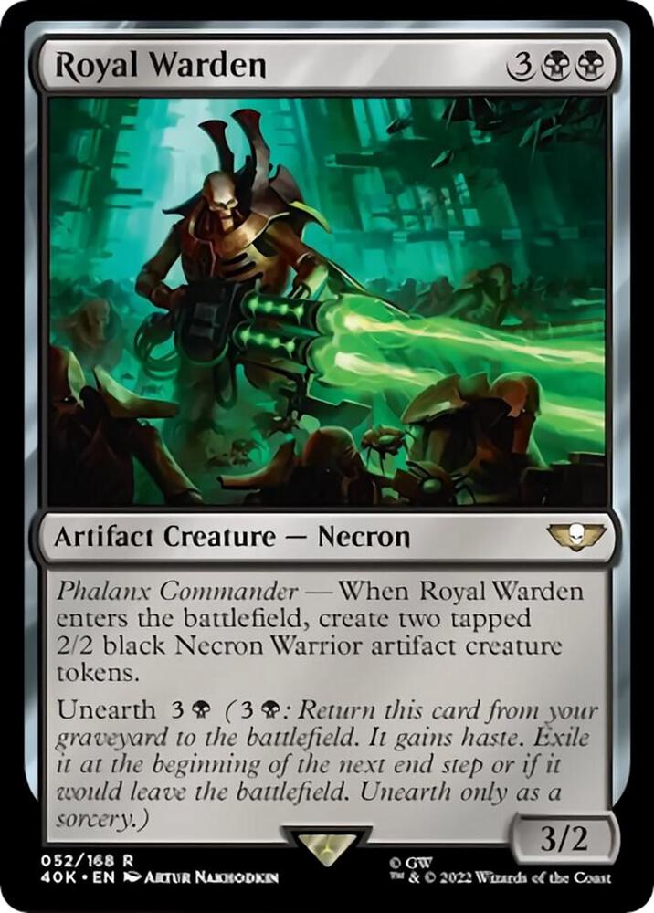 Royal Warden Surge Foil 52 (Universes Beyond: Warhammer 40,000)  - Foil | Good Games Adelaide SA