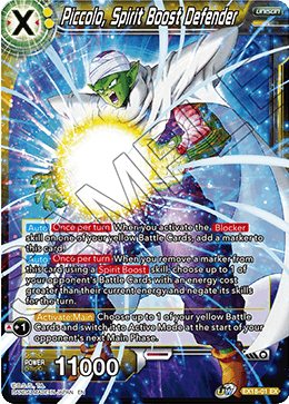 Piccolo, Spirit Boost Defender [EX18-01] | Good Games Adelaide SA