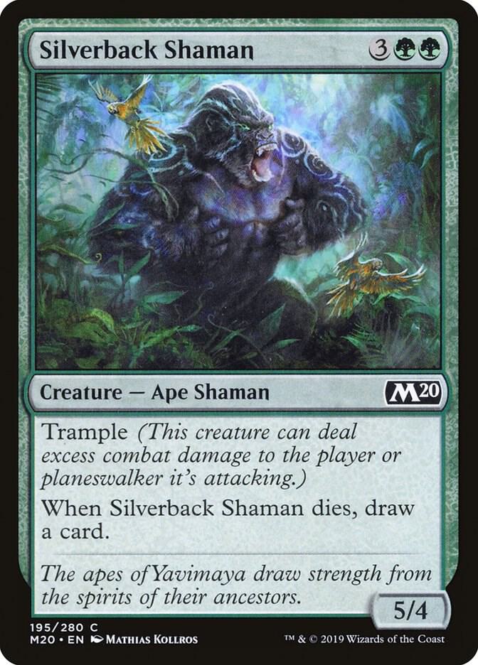 Silverback Shaman 195 (Core Set 2020)  - Foil | Good Games Adelaide SA