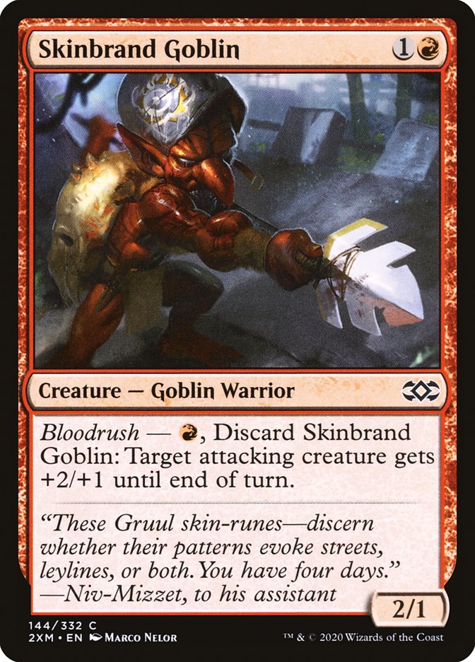 Skinbrand Goblin 144 (Double Masters)  | Good Games Adelaide SA