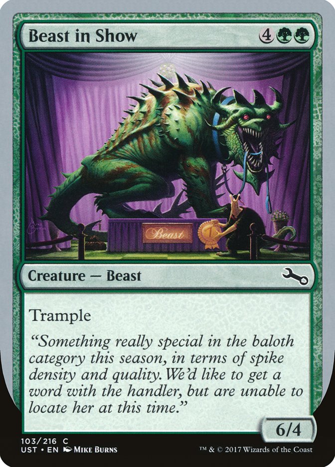 Beast in Show ("Something really special...") [Unstable] | Good Games Adelaide SA